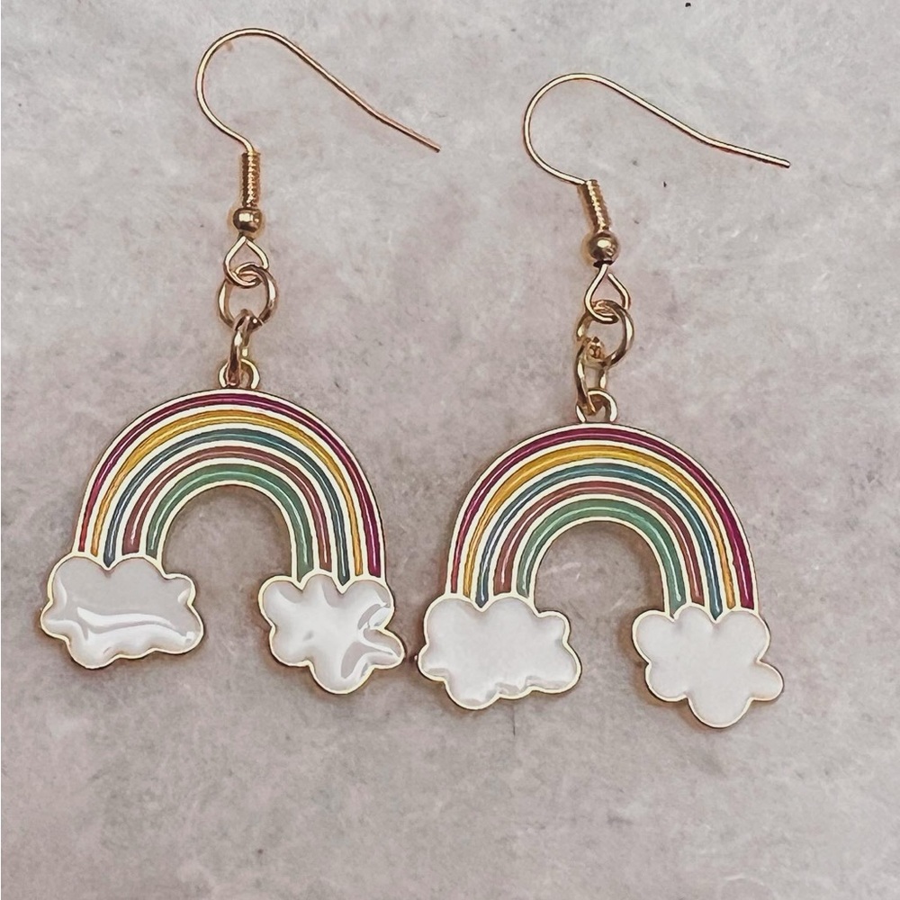 Rainbow earrings